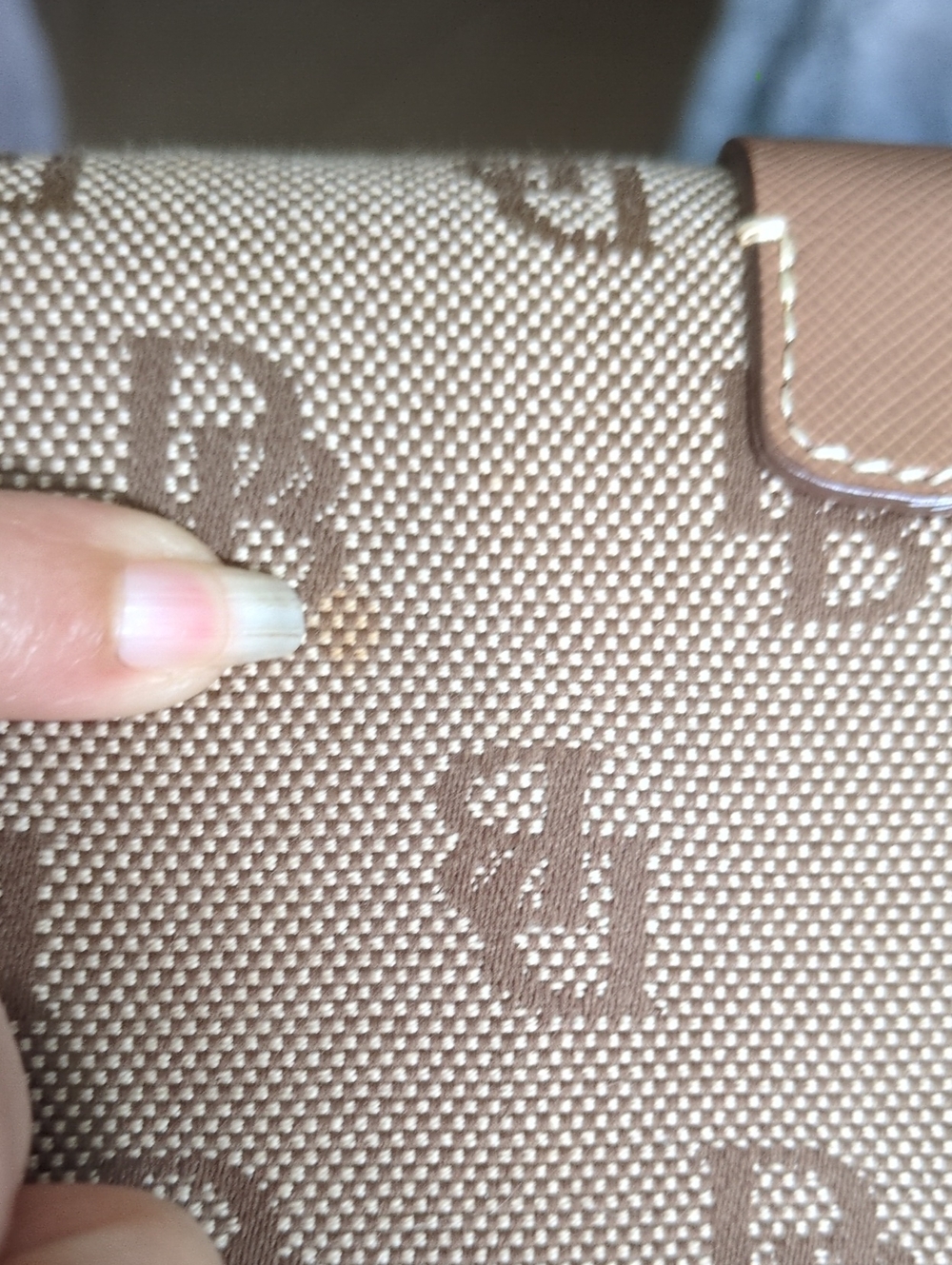 Dooney & Bourke Tan Signature Wristlet - Picture 5 of 5